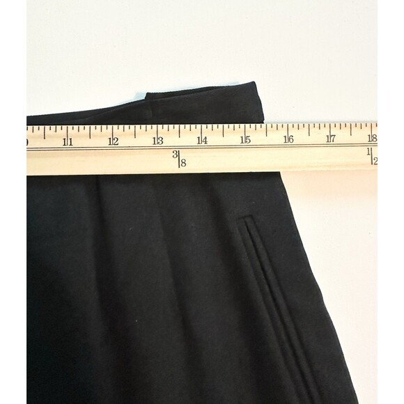 Valerie Stevens Pure 100% Silk Black Dress Pants Pleated Career Retro Women's 12 - Picture 7 of 10